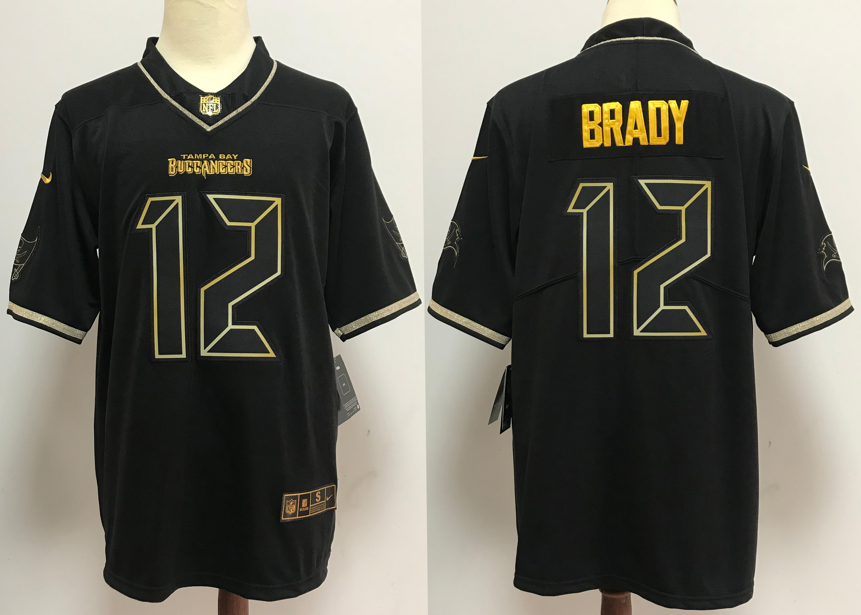 Men Tampa Bay Buccaneers #12 Brady black New Nike Limited NFL Jerseys